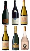 1 x Assortment Of 6 Bottles Of Wine Including Lantieri Franciacorta Arcadia And 2013 Domaine Jean-