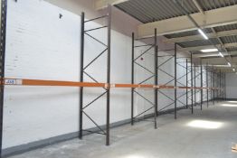 13 x Bays of 4m Pallet Racking - Includes 14 x Uprights (H400 x W109cm) and 26 x Crossbeams