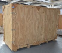 1 x Large Wooden Pallet Shipping / Storage Crate - Dimensions: H191 x W297 x D166 cms