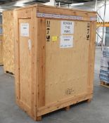 1 x Large Wooden Pallet Shipping / Storage Crate - Dimensions: H183 x W136 x D82.5 cms