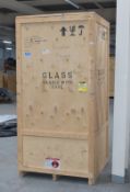 1 x Large Wooden Pallet Shipping / Storage Crate - Dimensions: H218 x W107 x D106 cms
