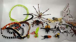 18 x Lego Creatures Including Snakes, Spiders, Moths and Assorted Insects