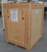 1 x Large Wooden Pallet Shipping / Storage Crate - Dimensions: H157 x W139 x D106 cms