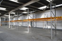 9 x Bays of 3.6m Pallet Racking - Includes 10 x Uprights (H360 x W110cm) and 18 x Crossbeams