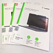 3 x BELKIN Screenforce Trueprivacy Screen Protector For Macbook Pro 15-Inch - RRP £209.97 - Ref: