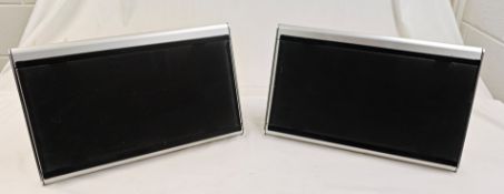 2 x Piega Ap3 2-Way Wall-Mountable Speakers With Removable Front Metal Grilles - RRP £1,600.00 -