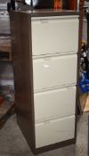 1 x Bisley Steel Four Drawer Filing Cabinet - Ref: WH3 - CL010 - Location: Altrincham WA14