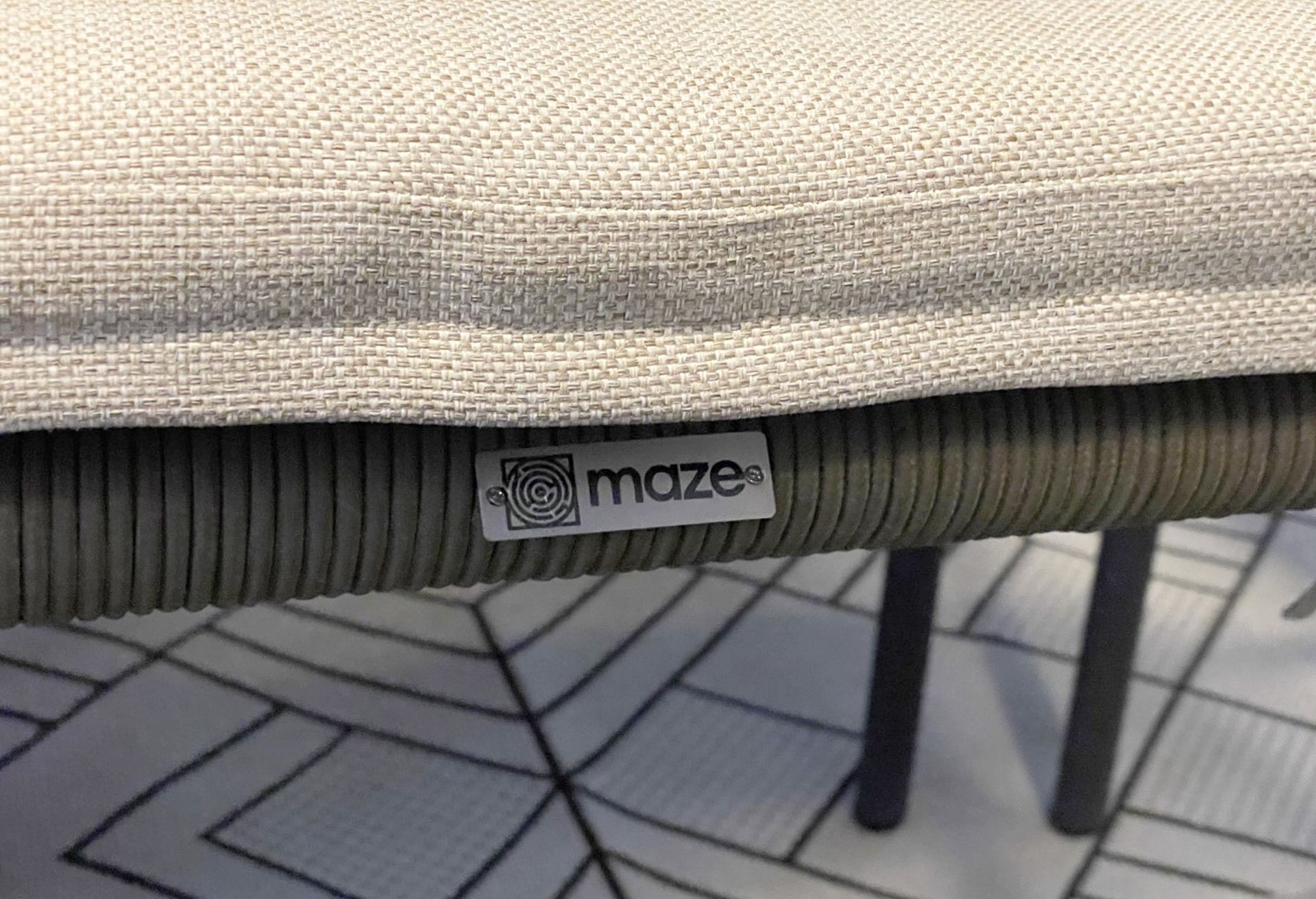 1 x MAZE 'Bali' Rope Weave 8-Seat Oval Dining Set - Original Price £2,699 - Image 10 of 21