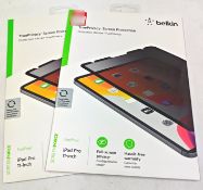 2 x BELKIN True Privacy Screen Protector For Ipad Pro 11-Inch - RRP £119.98 - Ref: HBK475/6771362/