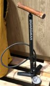 1 x Boardman Freestanding Air Pump - For Bikes, Footalls, Paddling Pools etc - Ref: BGTMK111B -