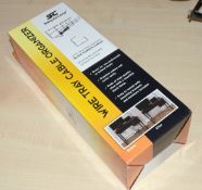 1 x Simple Cord Wire Tray Cable Organiser - Includes 2 x 16