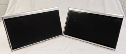 2 x Piega Ap3 2-Way Wall-Mountable Speakers With Removable Front Metal Grilles - RRP £1,600.00 -