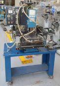 1 x KKS Hot-Stamping Machine / Semi Auto Blocker - Dimensions: H140 x W100 x D60 cms - Ref: