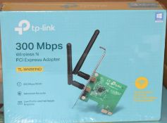 1 x TP-Link TL-WN881ND 300mbps Wireless N Pci Express Adapters - New Boxed Stock - CL011 - Location: