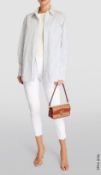 1 x Pair of PAIGE 'Hoxton' Ladies Cropped High-Rise Skinny Denim Jeans in White - RRP £230.00