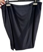 1 x ANNE BELIN Ladies' Designer Skirt in Navy Blue - Size: EU48 - Ref: 148 - Original Price: €340.00