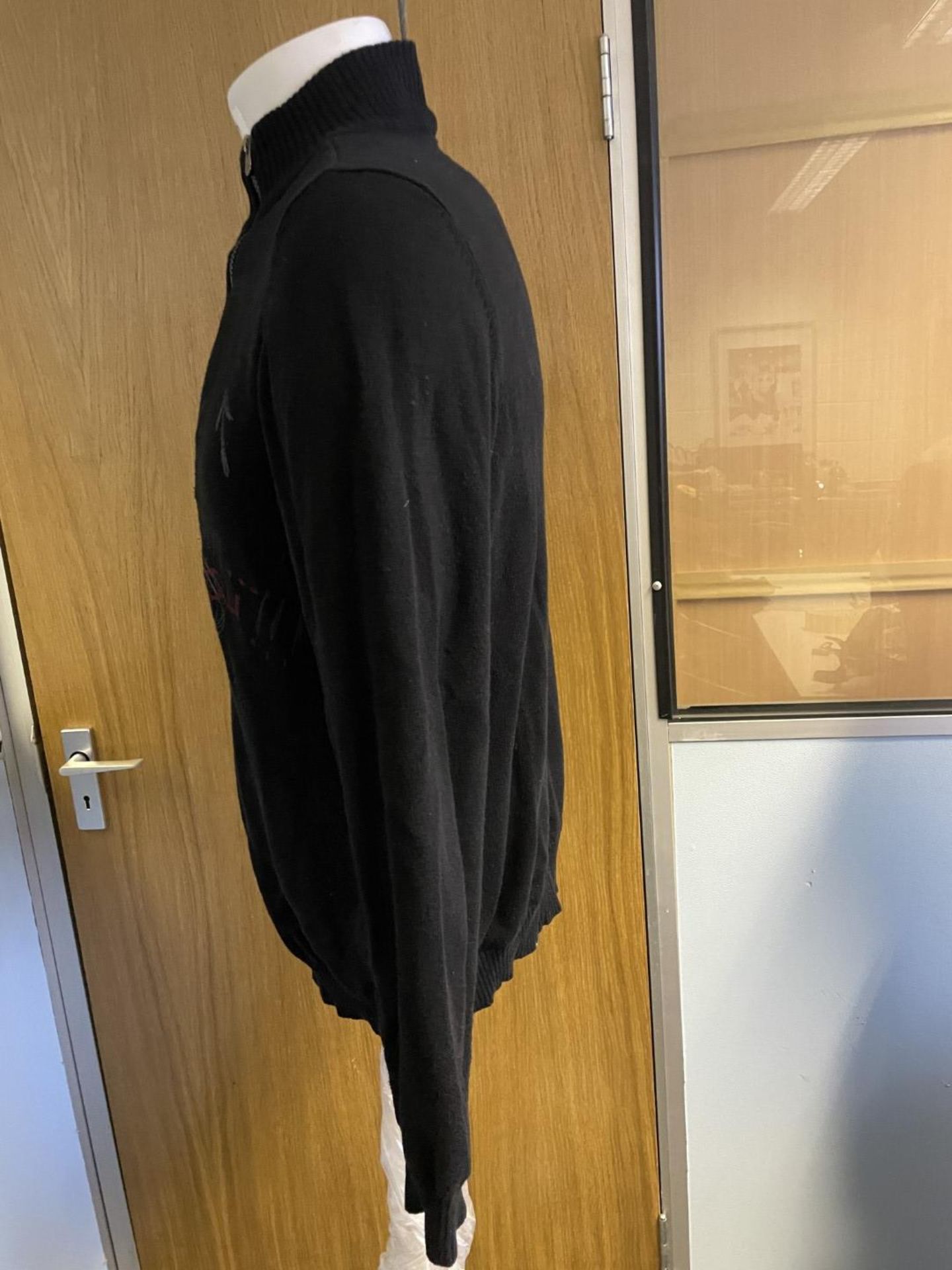 1 x DESIGUAL Medium Black Cotton Full-zip Knitted Sweater Jacket - Ref: LB511 - CL1020 - NO VAT ON - Image 12 of 15