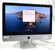 1 x Apple iMac 21.5 Inch Desktop Computer - Features an Intel i5-3470S Processor, 8GB Ram, GeForce