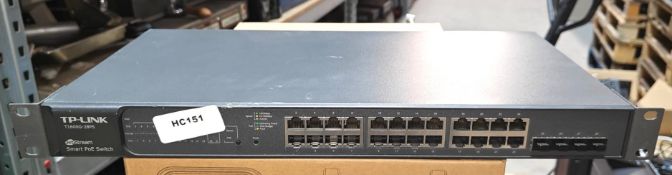 1 x TP-Link T1600G-28PS Jet Stream Smart PoE 28 Port Switch