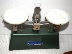 1 x Vintage Set of Japanese 2g - 100g Balance Scales by Marumo - Includes a Set of Weights and 7