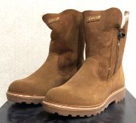 1 x Pair of Designer Olang Women's Winter Boots - Agata 85 Cuoio - Euro Size 39 - New Boxed