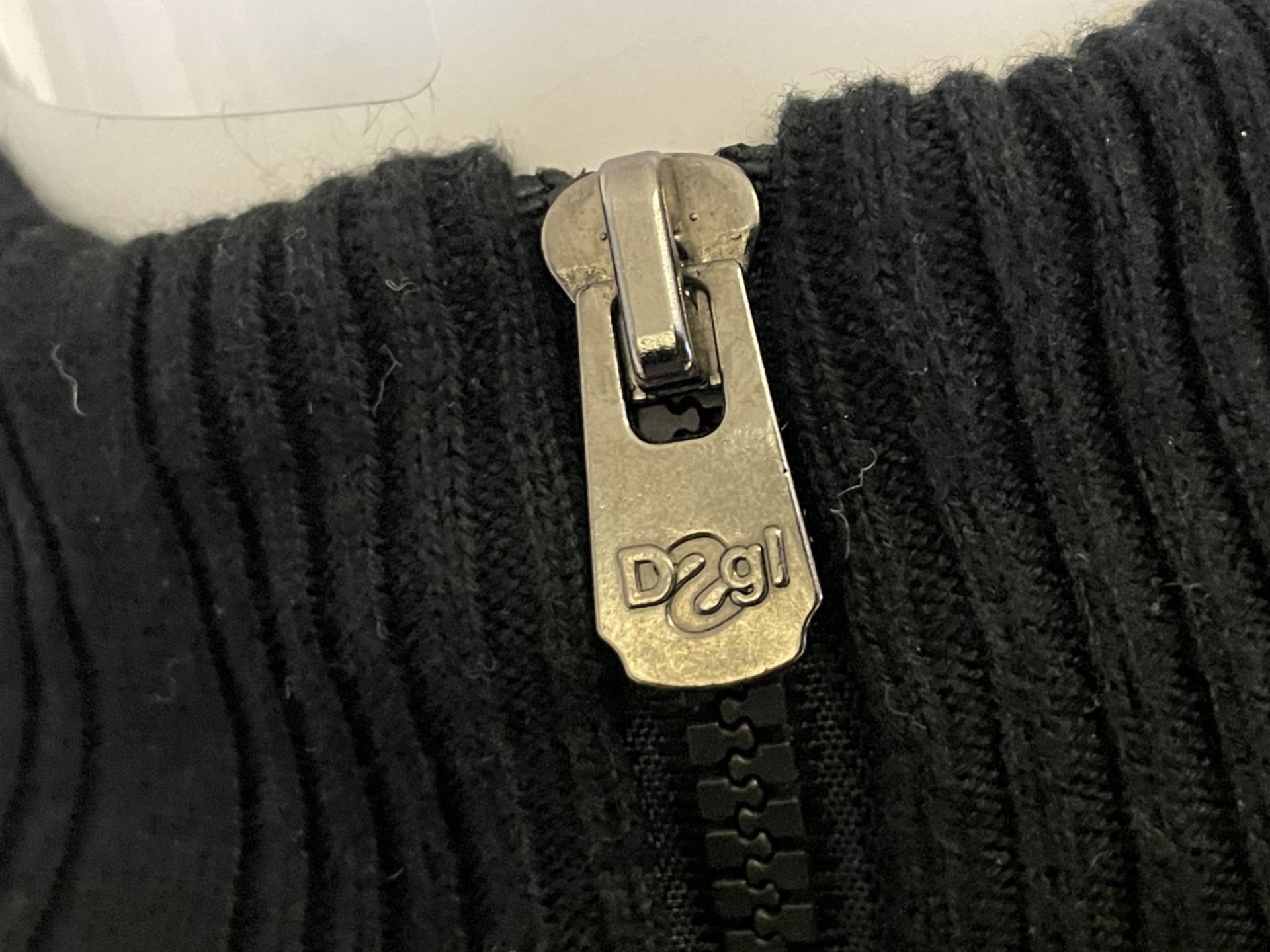 1 x DESIGUAL Medium Black Cotton Full-zip Knitted Sweater Jacket - Ref: LB511 - CL1020 - NO VAT ON - Image 15 of 15