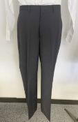 1 x ARMAND BASI Branded Men's Wool Trousers in Black - Size EU40 - Ref: LB541 - CL1020 - NO VAT ON