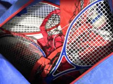 1 x Outdoor 3 in 1 Game Kit Featuring Badminton, Tennis and Volleyball - Ideal Sports Kit for