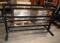 1 x Dumbbell Weights Storage Rack - Heavy Duty Rack without Weights H107 x W172 cms - Ref: JP934 -