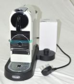 1 x NESPRESSO Nespresso Citiz Coffee Pod Machine And Frother In White - Original Price £225.00 -
