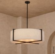 1 x LIANG & EIMIL 'Sanderson' Designer ⌀1-Metre Ceiling Pendant Light Fitting - Original RRP £990.00