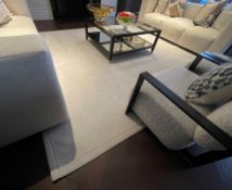 1 x Large Premium Livng Room Carpet Rug in a Sylish Neutral Grey Tone, 3.2-metre By 2.8-metre