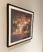 1 x KING & MCGAW 'Ancient Harmony' Large Framed Wall Art Print by Paul Klee - Original Price £230.00
