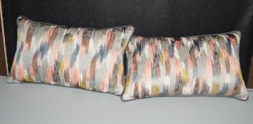 Pair of ROMO Luxury Down-Rich British Made Scatter Cushions - Total Original RRP £197.00