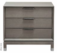 1 x ROBERT LANGFORD 'Baxter' Luxury 70cm Bedside Table Unit - Original Price £1,355