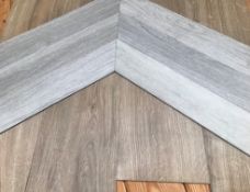 1 x Lot Of Karndean Kaleidoscope Herringbone Design LVT Flooring - 20Sqm - RRP £1,899.00 - Ref: