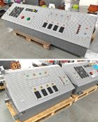 1 x Large Scale Lego Brick Sculptures of Two Interactive Control Panels - Combined Length of 15ft!