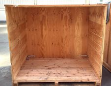 1 x Large Heavy Duty Wooden Shipping / Storage Crate - Ideal for Shipping or Transport Company