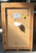 1 x Large Heavy Duty Wooden Shipping / Storage Crate - Dimensions: H204 x W126 x D145 cms