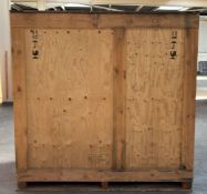 1 x Large Heavy Duty Wooden Shipping / Storage Crate - Dimensions: H210 x W236 x D179 cms