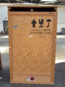 1 x Large Heavy Duty Wooden Shipping / Storage Crate - Dimensions: H196 x W117 x D104 cms