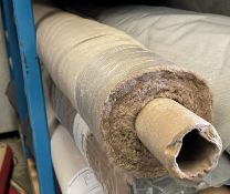 1 x 7M Roll Of ‘Clever Vintage Linen – Flour Sack’ Upholstery Fabric In Natural Tone - Ref: EAM164 -