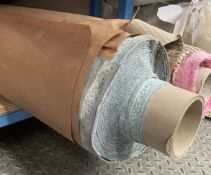1 x Roll of British Velvets Ltd ‘Vintage CR’ Upholstery Fabric in Teal - Approx. 13 Metres - Ref: