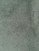 1 x Large Roll Of Green Upholstery Fabric With Soft-Touch Velvet-Type Finish. Approx. 47.8 Metres In