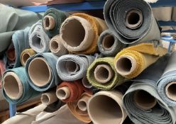 25 x Rolls of Premium Linwood Velvet Fabric in 2.5 Metre to 5 Metre Lengths - Ref: EAM111 - CL1088 -