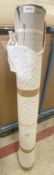 1 x Roll of ‘Albany’ Commercial Grade Upholstery Fabric in Charcoal - Approx. 16m Long - Ref: