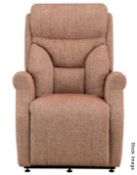 1 x Eden Petite Recliner, Upholstered in an Aqua Clean Fabric - Original Price £1,525 - Ref: