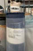 1 x Roll Of Loaf “Clever Cotton” Upholstery Fabric In Breton Blue. Approx. 6.5 Metres. Soft Cotton