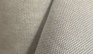 1 x Roll Of 6 Metres Of Olicana Woven Furnishing Fabric Features A Refined Pale Grey Tone With A