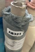 1 x 5M Roll Of Loaf Sann Meteor Grey Clever Upholstery Fabric - Ref: AB323 - CL1088 - Location: